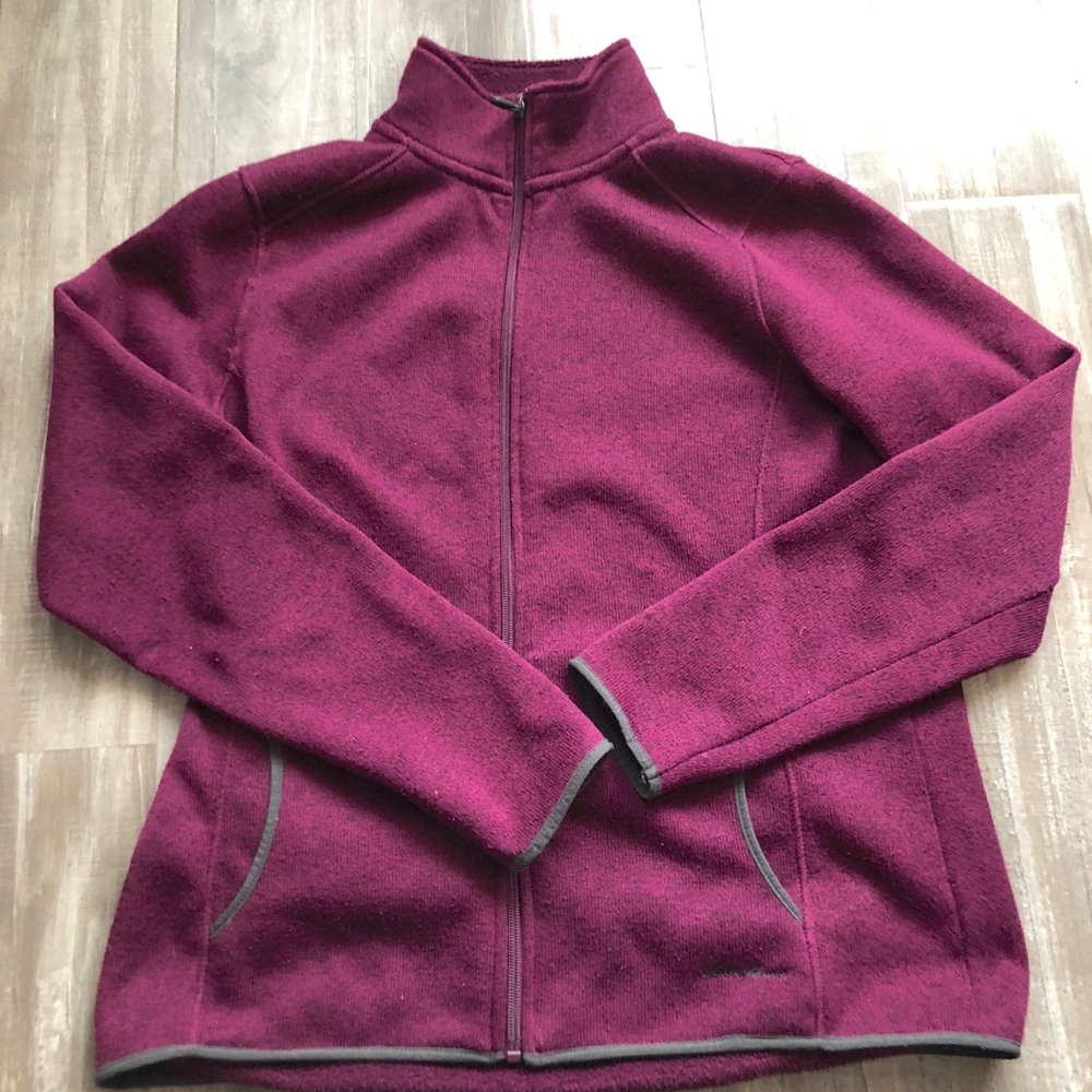 Gorgeous Plum Eddie Bauer zip up